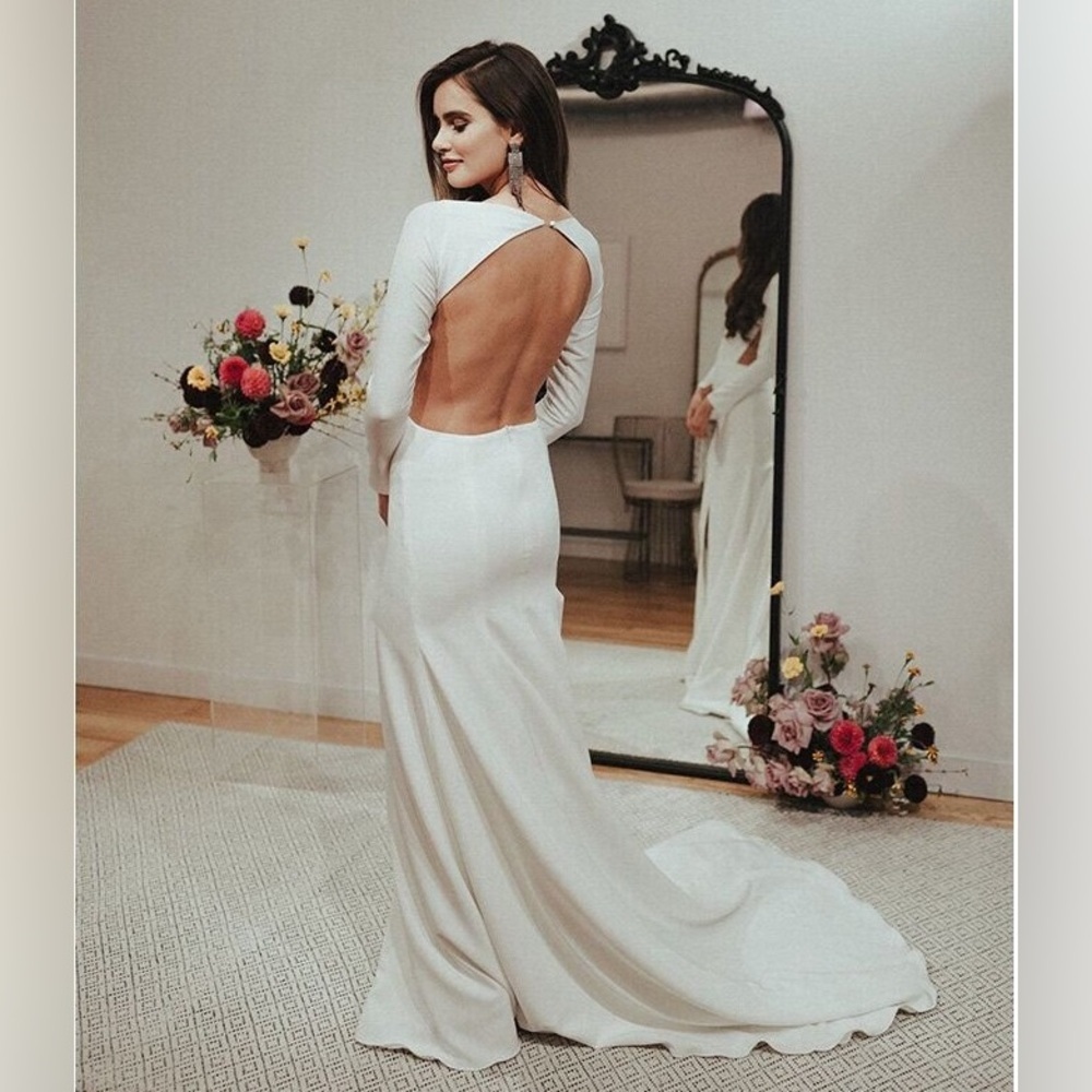 Sarah Seven Wedding Dress Gown | Ivory | Size (4/6)